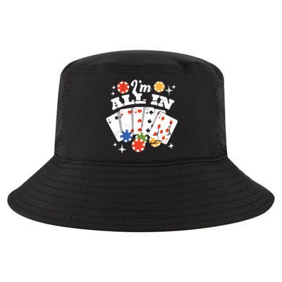 I'm All In Poker Cards Cool Comfort Performance Bucket Hat