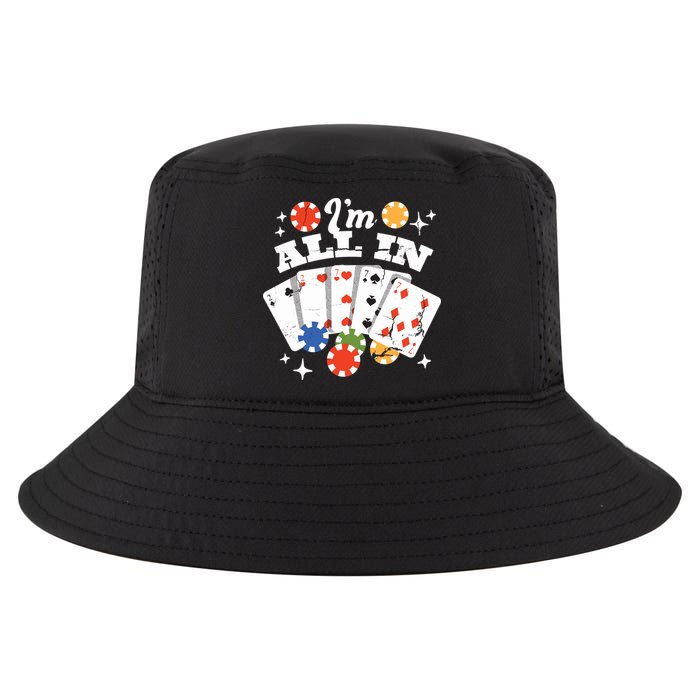 I'm All In Poker Cards Cool Comfort Performance Bucket Hat