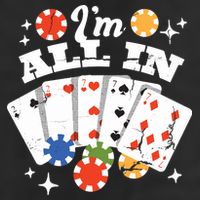 I'm All In Poker Cards Cool Comfort Performance Bucket Hat