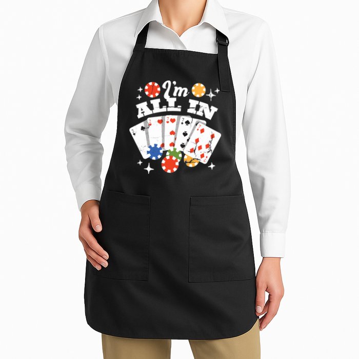 I'm All In Poker Cards Apron