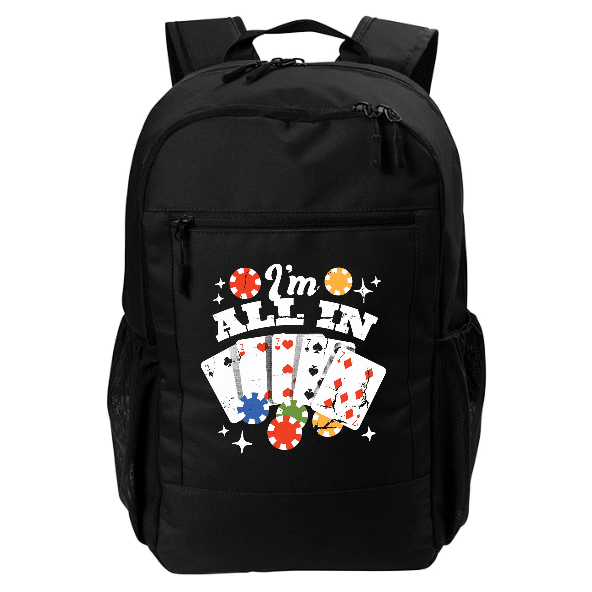 I'm All In Poker Cards Backpack