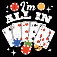 I'm All In Poker Cards 7-Panel Snapback Hat