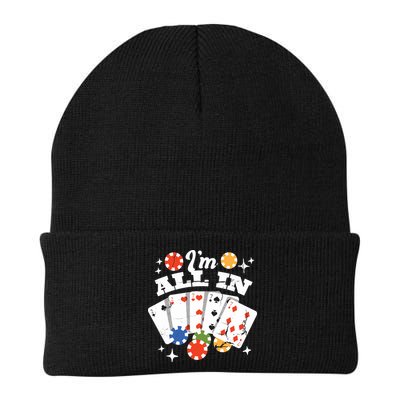 I'm All In Poker Cards Beanie