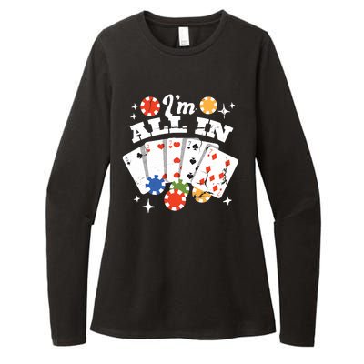 I'm All In Poker Cards Womens CVC Long Sleeve Shirt