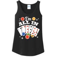 I'm All In Poker Cards Ladies Essential Tank