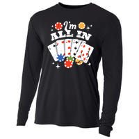 I'm All In Poker Cards Cooling Performance Long Sleeve Crew