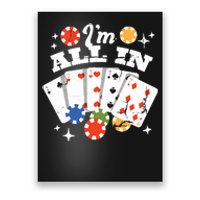 I'm All In Poker Cards Poster