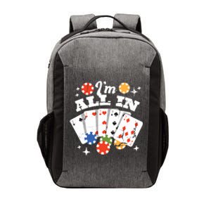 I'm All In Poker Cards Vector Backpack