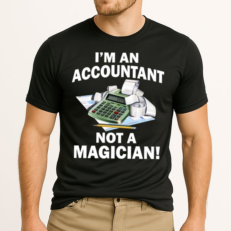 I'm An Accountant Not A Magician Cooling Performance Crew T-Shirt