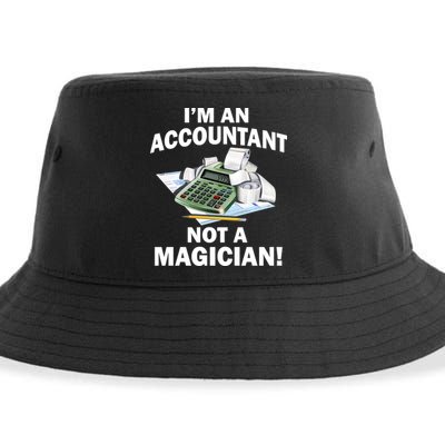 I'm An Accountant Not A Magician Sustainable Bucket Hat