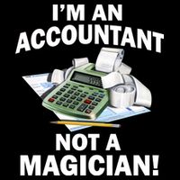 I'm An Accountant Not A Magician 16 in Basic Backpack