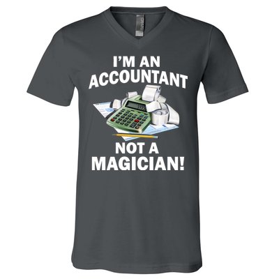 I'm An Accountant Not A Magician V-Neck T-Shirt