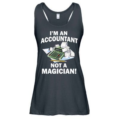 I'm An Accountant Not A Magician Ladies Essential Flowy Tank