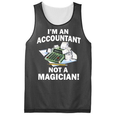 I'm An Accountant Not A Magician Mesh Reversible Basketball Jersey Tank