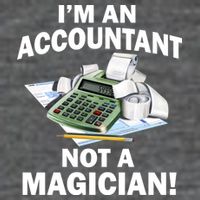 I'm An Accountant Not A Magician Baby Bodysuit