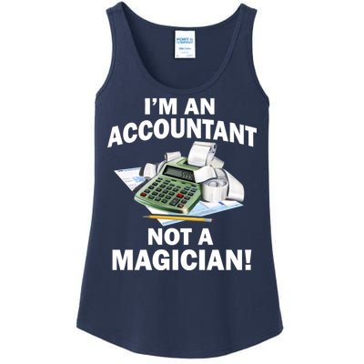 I'm An Accountant Not A Magician Ladies Essential Tank