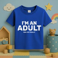 I'm An Adult Today Nah Not Really Toddler T-Shirt