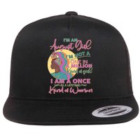 I'm An August Girl A Once In A Lifetime Woman Flat Bill Trucker Hat