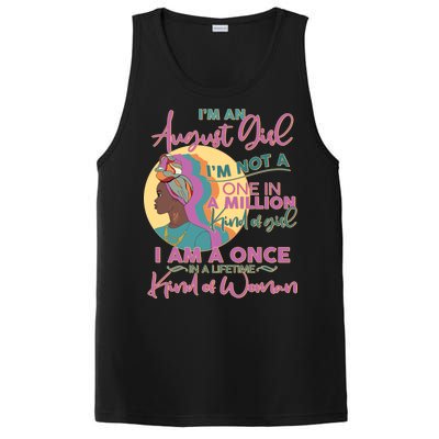 I'm An August Girl A Once In A Lifetime Woman PosiCharge Competitor Tank