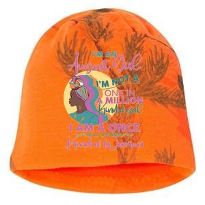 I'm An August Girl A Once In A Lifetime Woman Kati - Camo Knit Beanie