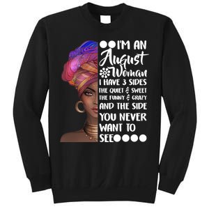 I'm An August Woman Cute Birthday Sweatshirt