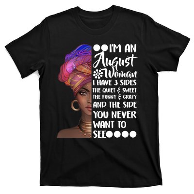 I'm An August Woman Cute Birthday T-Shirt