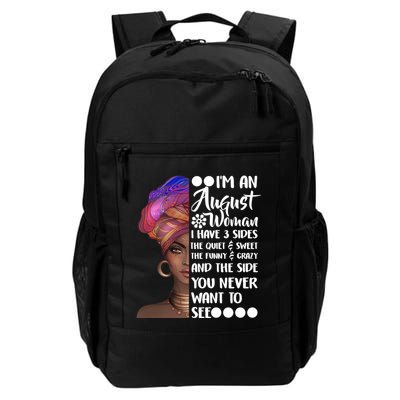 I'm An August Woman Cute Birthday Backpack