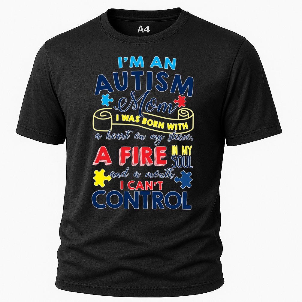 I'm An Autism Mom Cooling Performance Crew T-Shirt