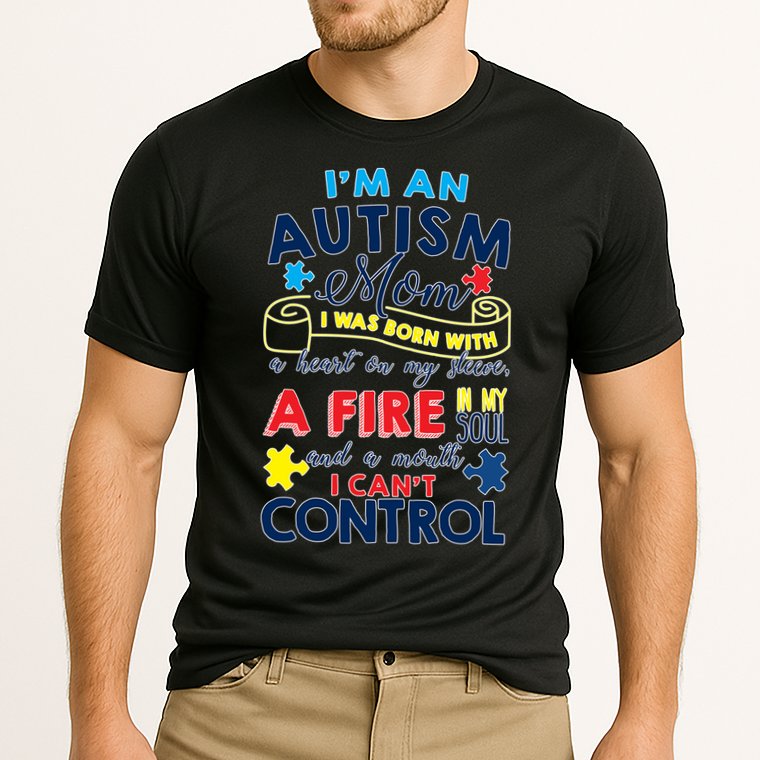 I'm An Autism Mom Cooling Performance Crew T-Shirt