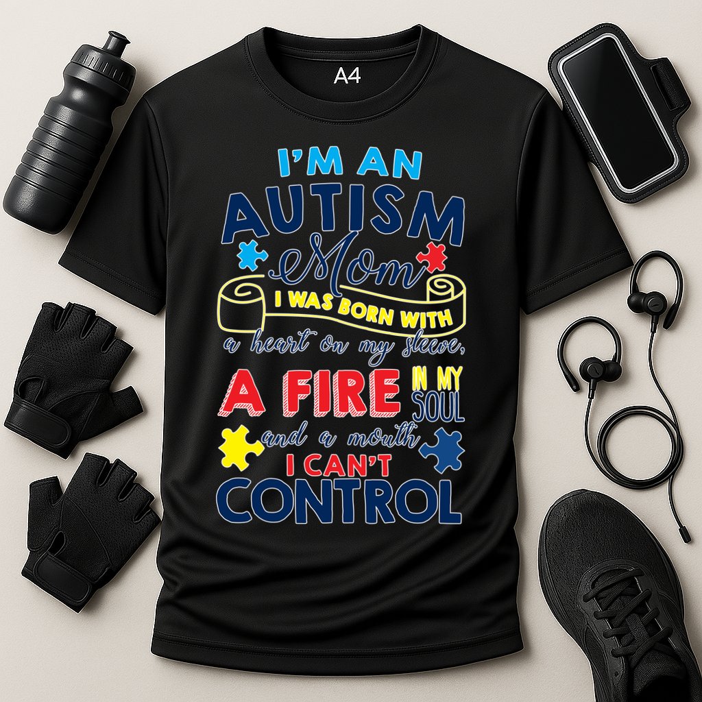 I'm An Autism Mom Cooling Performance Crew T-Shirt