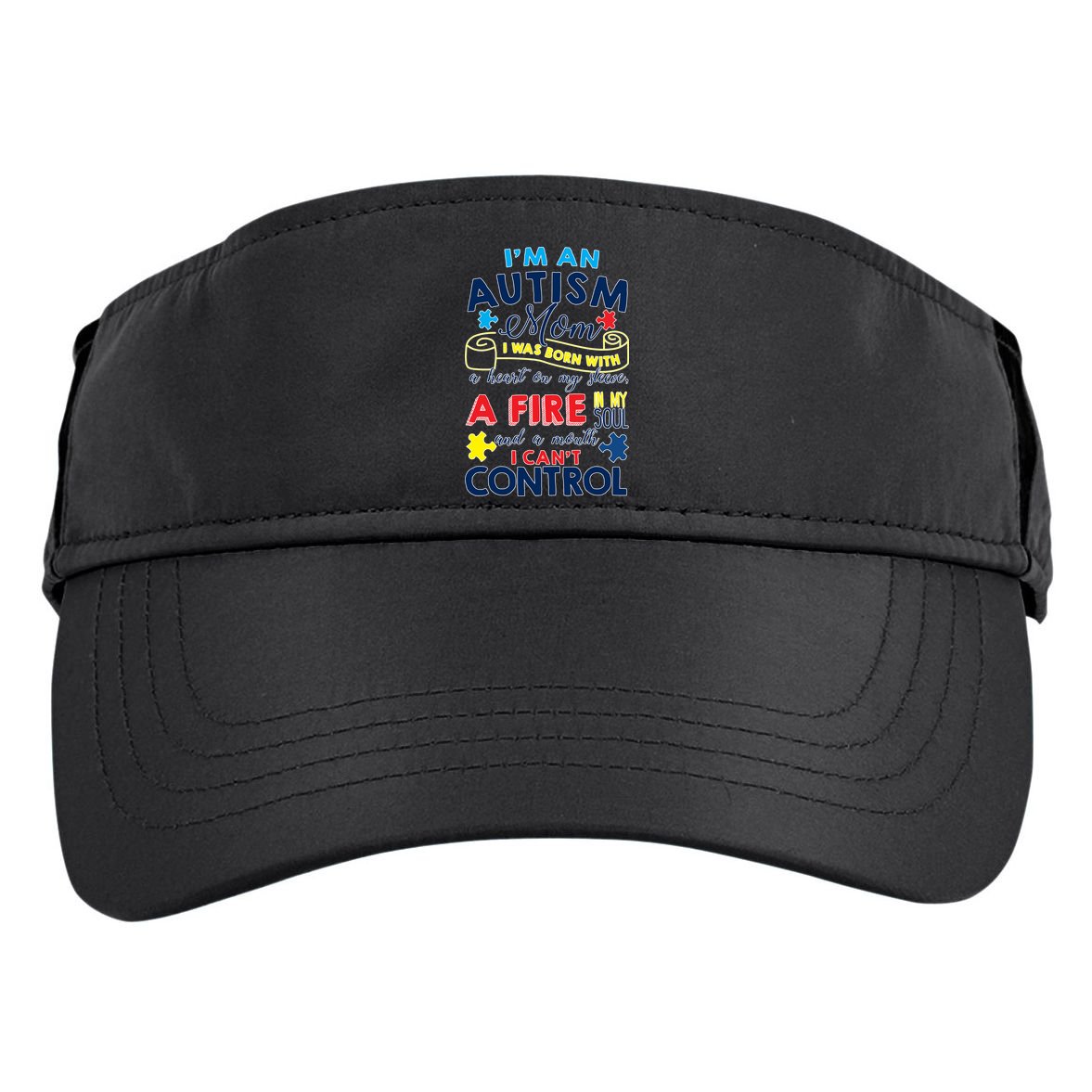 I'm An Autism Mom Adult Drive Performance Visor