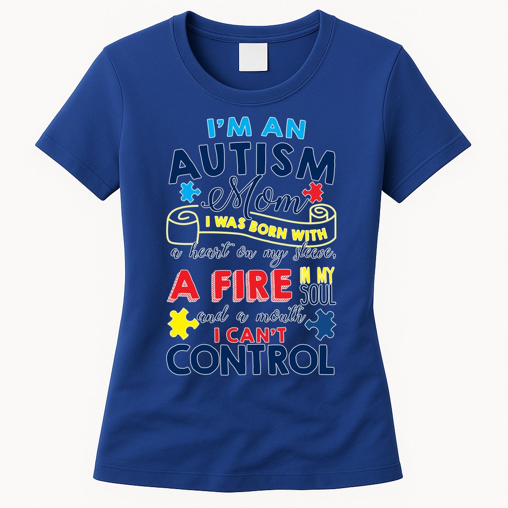 I'm An Autism Mom Womens T-Shirt