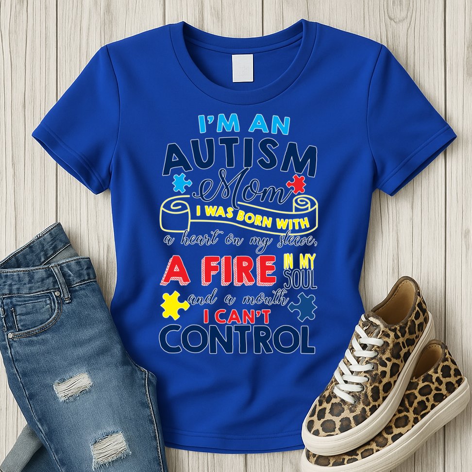 I'm An Autism Mom Womens T-Shirt