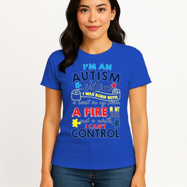 I'm An Autism Mom Womens T-Shirt