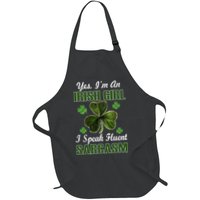 I'm An Irish Girl I Speak Fluent Sarcasm Apron