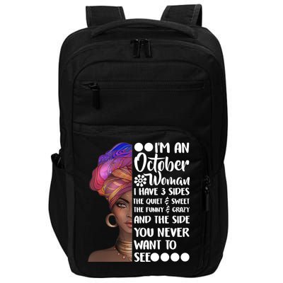 I'm an October Woman Impact Tech Backpack