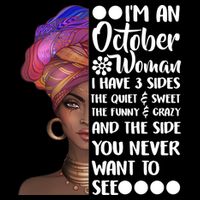 I'm an October Woman 16 in Basic Backpack