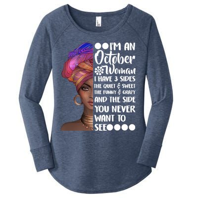 I'm an October Woman Women's Perfect Tri Tunic Long Sleeve Shirt