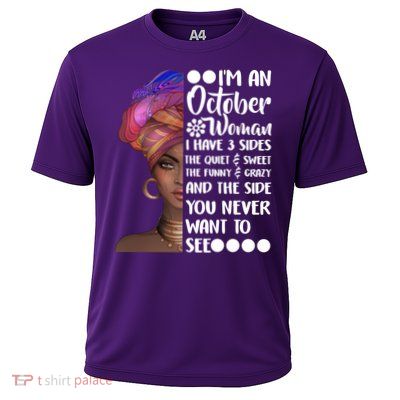 I'm an October Woman Cooling Performance Crew T-Shirt