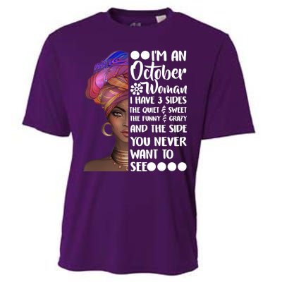 I'm an October Woman Cooling Performance Crew T-Shirt