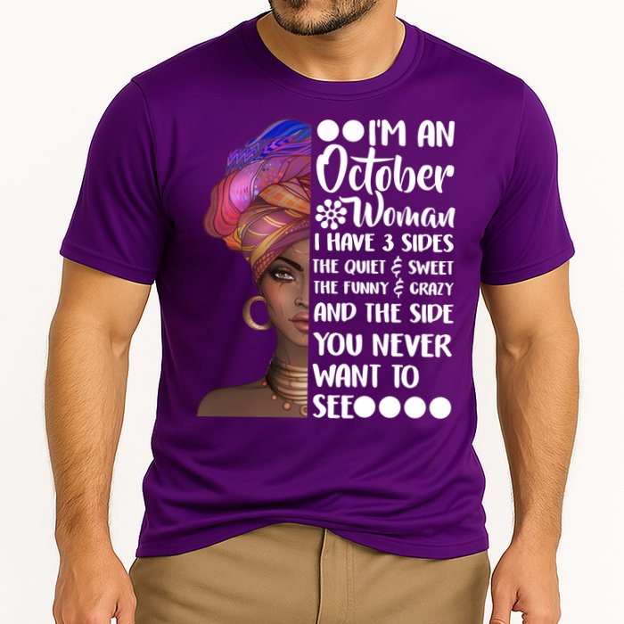 I'm an October Woman Cooling Performance Crew T-Shirt