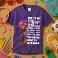 I'm an October Woman Kids T-Shirt