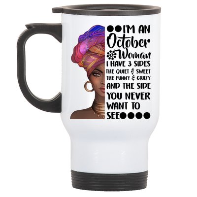 I'm an October Woman Stainless Steel Travel Mug