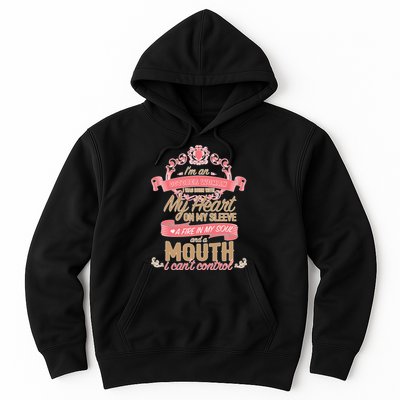 I'm An October Woman Heart Fire Soul Hoodie