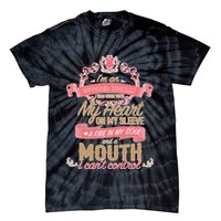 I'm An October Woman Heart Fire Soul Tie-Dye T-Shirt