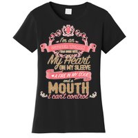 I'm An October Woman Heart Fire Soul Women's T-Shirt