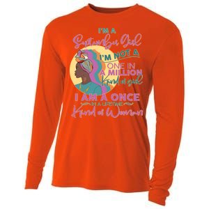 I'm An September Girl A Once In A Lifetime Woman Cooling Performance Long Sleeve Crew