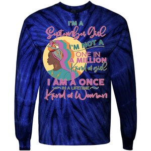 I'm An September Girl A Once In A Lifetime Woman Tie-Dye Long Sleeve Shirt