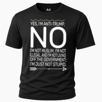 I'm Anti Trump Not Stupid Cooling Performance Crew T-Shirt