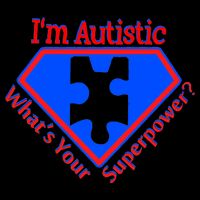 I'm Autistic What's Your Super Power Stripe Pom Pom Beanie